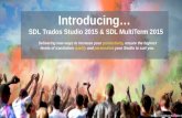 What's new in SDL Trados Studio 2015 and SDL MultiTerm 2015