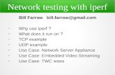 Iperf Bill Farrow 2013
