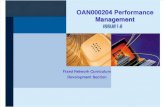 OAN000204 Performance Management ISSUE1.0