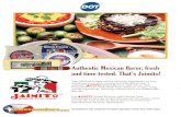 Jaimito Mexican Style Cheese and Lone Star Artisan Goat . · PDF file 2017. 7. 17. · JAIMITO MEXICAN STYLE CHEESES Quesos Del Rancho TM QUESO FRESCO - (Keli-so Fres-co) "Fresh Cheesê'