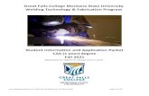Great Falls College Montana State University Welding ... · PDF file 6/15/2020  · Shielded Metal Arc Welding (SMAW) Gas Metal Arc Welding (GMAW) Flux Cored Arc Welding (FCAW) During