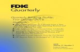 Quarterly Banking Profile: First Quarter 2018 Quarterly Banking Profile: First Quarter 2018 FDIC-insured