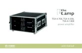 TSA 4-1300 TSA 4-700, TSA 4-300, power amplifier TSA 4-700, TSA 4-300, TSA 4-1300 power amplifier user
