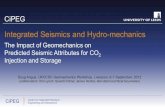 Integrated Seismics and Hydro-mechanics Centre for Integrated Petroleum Engineering and Geoscience