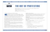 HISTORY THROUGH OPPOSING EYES | AMERICA AND PROTEST · PDF file different levels of protest, for example: Levels of Protest Nonviolent protest Nonviolent protest Violent protest (informational)