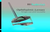 Ophthalmic Lenses - Katena Diamond series reusable lenses Ophthalmic Lenses Single use and reusable