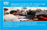 departmentof internal oversightservices - UNRWA UNRWA services encompass education, health care, relief