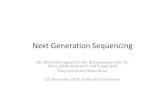 Next Generation Sequencing - Rotes Kreuz: Home Semiconductor Sequencing PyroSequencing Reversible Terminator