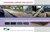 CHEVRON CONVEYOR BELTS - Forech India Ltd ... Belts. Chevron Conveyor Belts have rubber profiles that