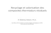 Recyclage et valorisation des composites ... 2015/10/04 ¢  polyester resin and 30 % calcium carbonate