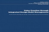 Value Creation through Integrated Design-Build Management ... Value Creation through Integrated Design-Build