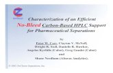 Characterization of an Efficient No Bleed Carbon-Based ... Characterization of an Efficient No-Bleed