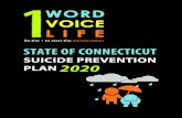 SUICIDE PREVENTION PLAN 2020 STATE OF CONNECTICUT SUICIDE PREVENTION PLAN 20207 Statement from the CTSAB