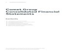 Comet Group Consolidated Financial Statements Comet Group Consolidated Financial Statements. Comet Holding
