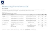 Monitoring Services Guide - Aldridge Monitoring Services Guide Overview . Aldridge Monitors are used