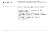 GAO-14-175, VA Health Care: Actions Needed to Improve ... treatment facility; or date that the veteran