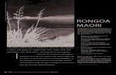 RONGOA MAORI - Rongoa New › files › 2012 › ...Rongoa-2012.pdf · PDF file What is Rongoa Maori? Rongoa Maori is about having an intimate relationship with Nature. Rongoa Maori
