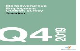 ManpowerGroup Employment Outlook Survey Sweden Q4 The ManpowerGroup Employment Outlook Survey for the