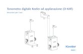 Tonometro digitale Keeler ad applanazione (D-KAT) ... 7.1.2 Tonometro digitale Keeler ad applanazione