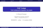 PHP Collab - Outil collaboratif de gestion de projets PHP Collab Outil collaboratif de gestion de projets