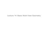 Lecture 14: Basic Multi-View mtappen/cap5415/lecs/lec14.pdf Lecture 14: Basic Multi-View Geometry. Stereo