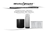 Metered Water Softeners - Water-Right Impression Series ¢® Impression RC Series Metered Water Softeners