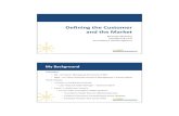 Defining the Customer and the Market 2016-2017(FINAL)gsm. Defining the Customer and the Market Kenneth