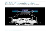 CMS-Sounddesign - Rock Drums 1 - - rock...¢  2020-01-04¢  CMS Rock Drums 1 - Tastaturbelegung - Pearl