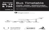 Services Bus Timetable 39, 73 & 73A Hospital and ... Services 39, 73 & 73A Bus Timetable Arbroath
