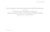Protection of Human Subjects Hummingbird IRB (HUMMINGBIRD ... Handbook_2016-03.pdf¢  someone from Hummingbird