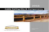 Cable Railing Kits & Components - Aluminum Handrail Cable Railing Kits & Components . T316 Part No