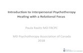 Introduction to Interpersonal Psychotherapy Healing with a ... Therapeutic Approach Review past significant