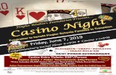 asino Entry Tickets: $30*/Person asino Entry + Poker Tournament · PDF file asino Entry Tickets: $30*/Person asino Entry + Poker Tournament: $45/Person *Price includes $2,500 asino