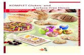 KOMPLET Gluten- and Lactose-Free Flours KOMPLET Dark Gluten- and Lactose-Free Flour Recipe Gluten- and