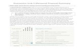 Economics Unit 5 (Personal Finance) Summaryeconomicsand ... Economics Unit 5 (Personal Finance) Summary