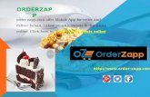 Order zapp order cakes sweets online