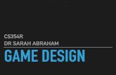 CS354R: Game Technology theshark/courses/cs354r/lectures/cs354r-28.pdf MDA Framework ¢â‚¬¢ Game design