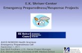 E.K. Shriver Center Emergency Preparedness/Response Presentation, 9-1.pdf¢  E.K. Shriver Center Emergency