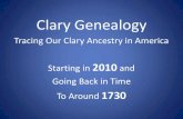 Draft clary genealogy as a pdf
