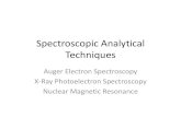 Spectroscopic Analytical Spectroscopic Analytical Techniques Auger Electron Spectroscopy X-Ray Photoelectron