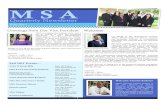 MSA Newsletter - Fall 2011