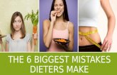 The 6 biggest mistakes dieters make