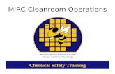MiRC Cleanroom Operations