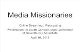 media ministries, internet ministries, video audio ministries