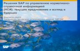 Решения SAP по управлению ... - citia.co.uk · PDF fileРешения sap по управлению нормативно-справочной информацией