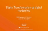 Digital Transformation og digital modenhed ... Digital Transformation og digital modenhed Udviklingsgruppen