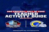 PRO FOOTBALL HALL OF FAME TEACHER ACTIVITY GUIDE 2020. 5. 23.آ  LOS AnELES RAMS Pro Football Hall of