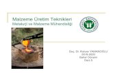 New Metalurji ve Malzeme M£¼hendisli¤i Uretim...¢  2020. 4. 16.¢  Malzeme £“retim Teknikleri PLAST¤°K