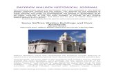 SAFFRON WALDEN HISTORICAL JOURNAL ... Saffron Walden Buildings & Architects ¢â‚¬â€œ Saffron Walden Historical