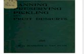 Canning Preserving and Pickling 1914